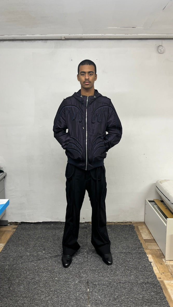 Purple Piped Contour Jacket VR2