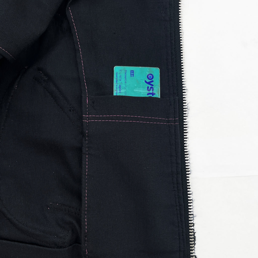 Black Piped Contour Jacket