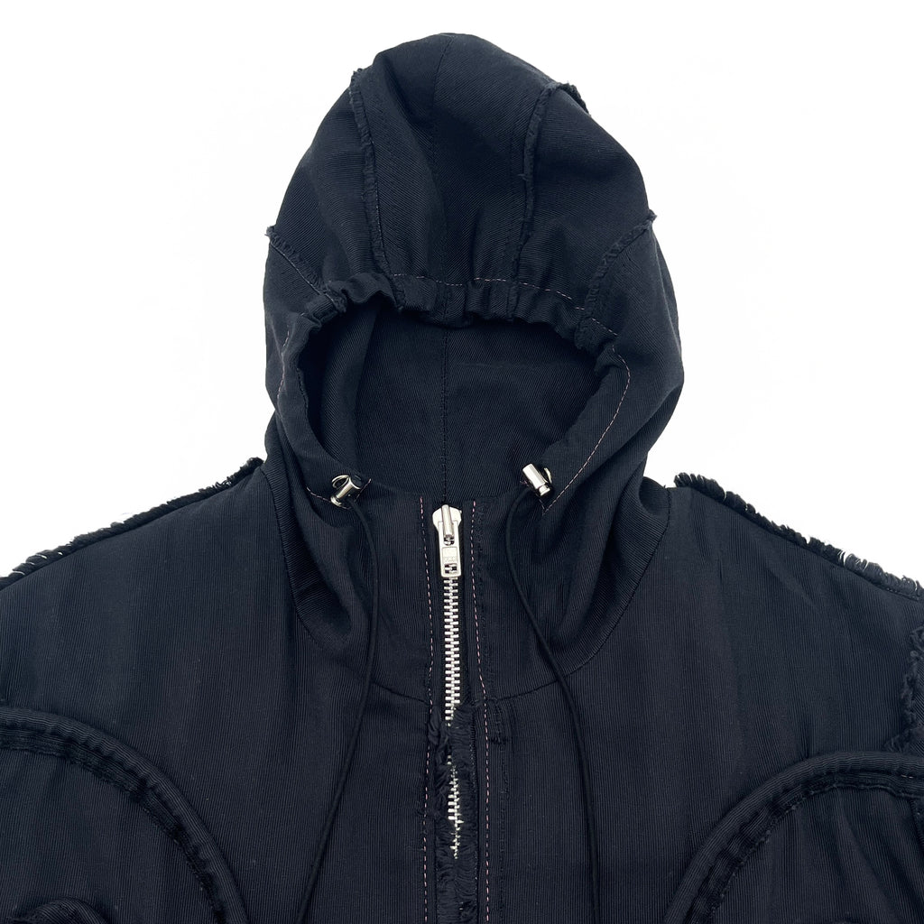 Black Piped Contour Jacket