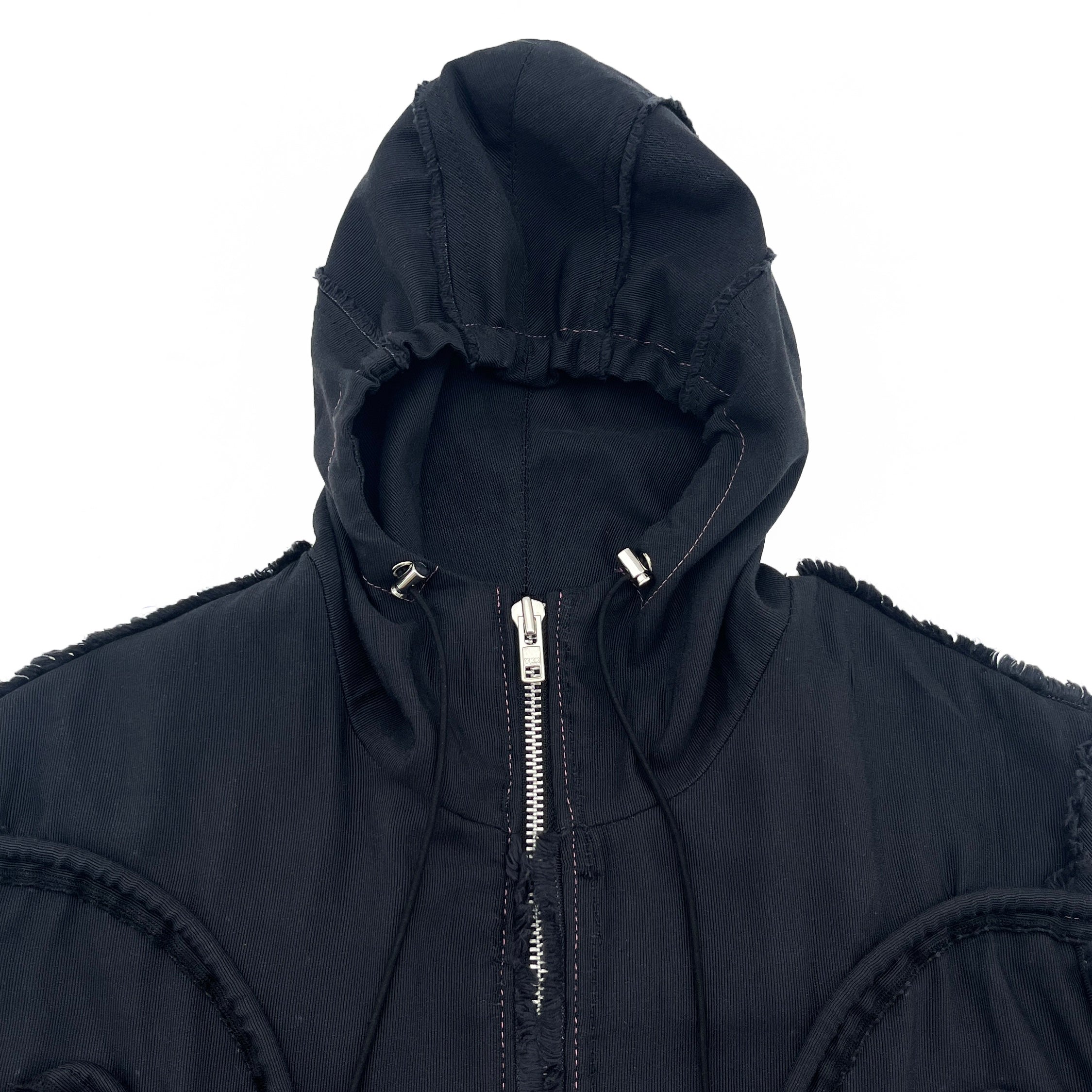 Black Piped Contour Jacket