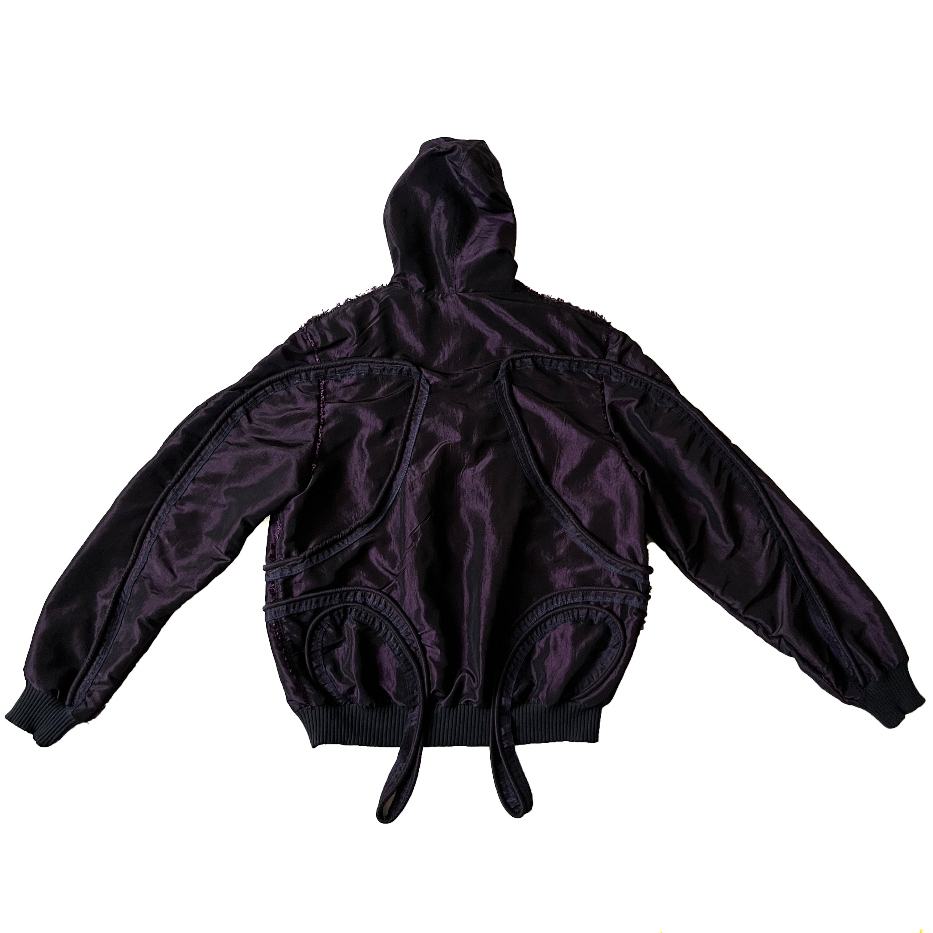 Purple Piped Contour Jacket