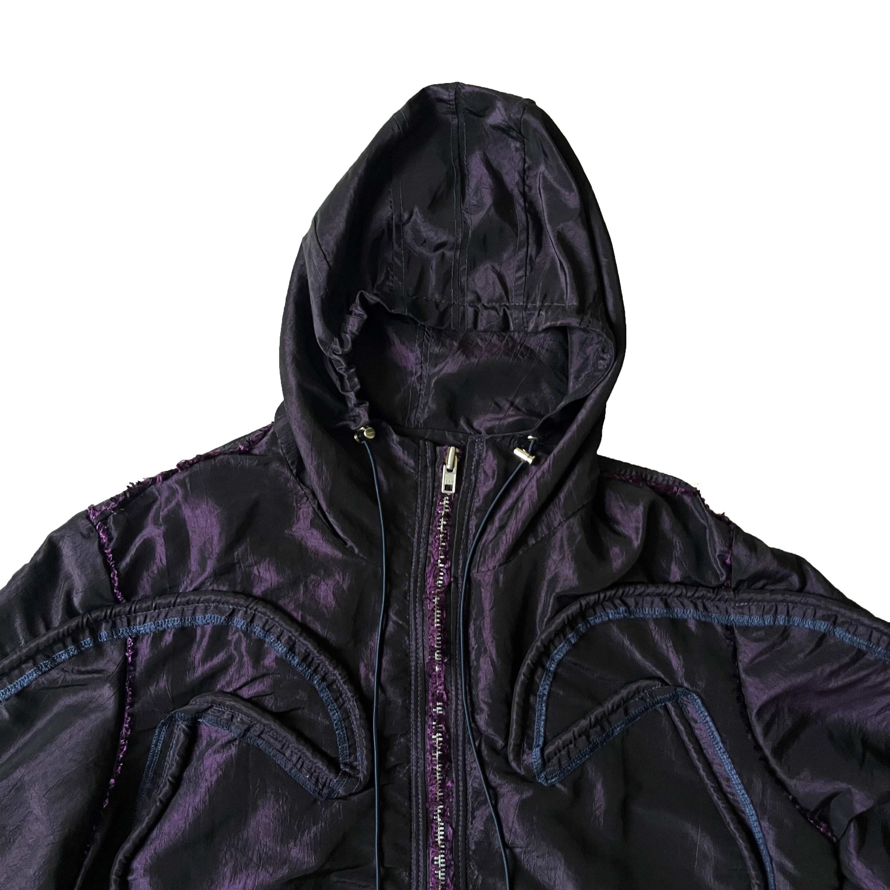Purple Piped Contour Jacket
