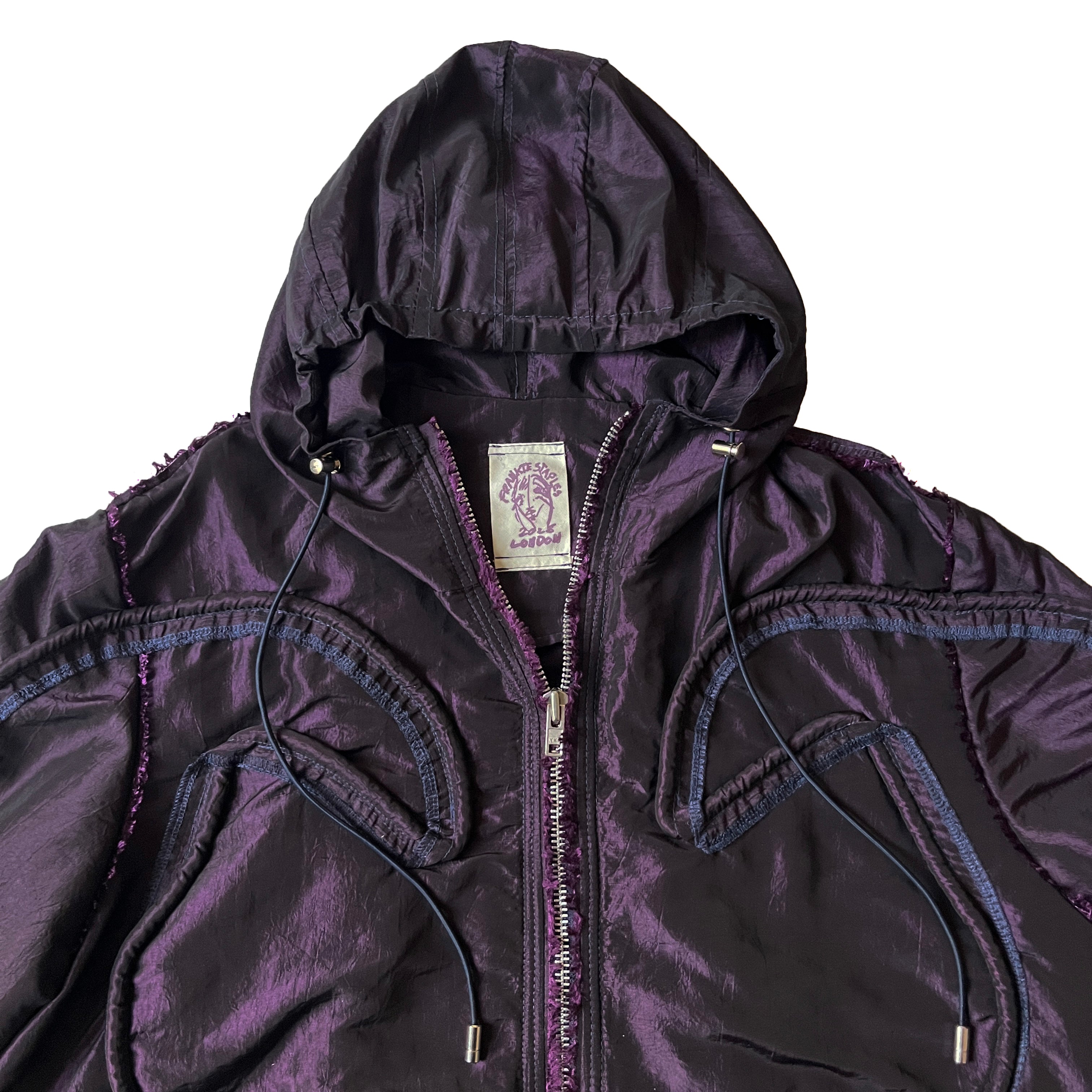 Purple Piped Contour Jacket
