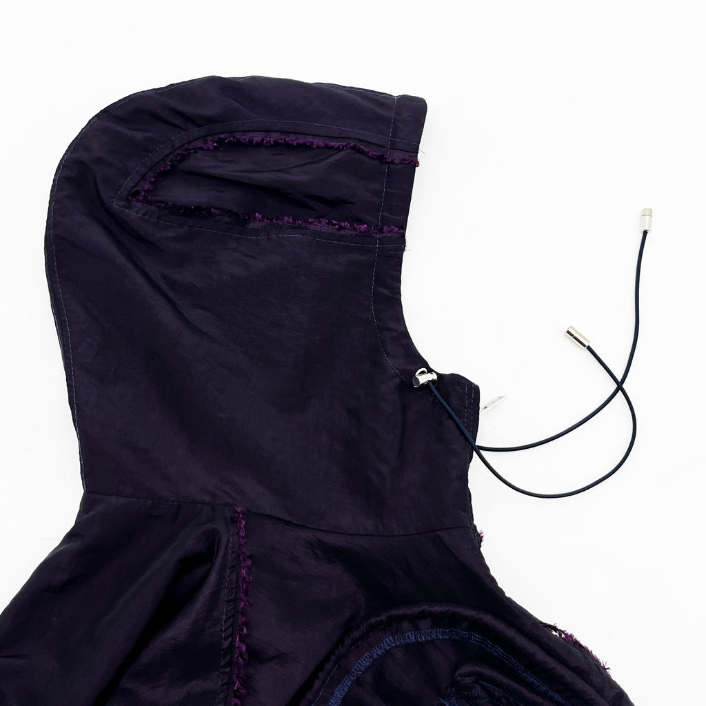 Purple Piped Contour Jacket